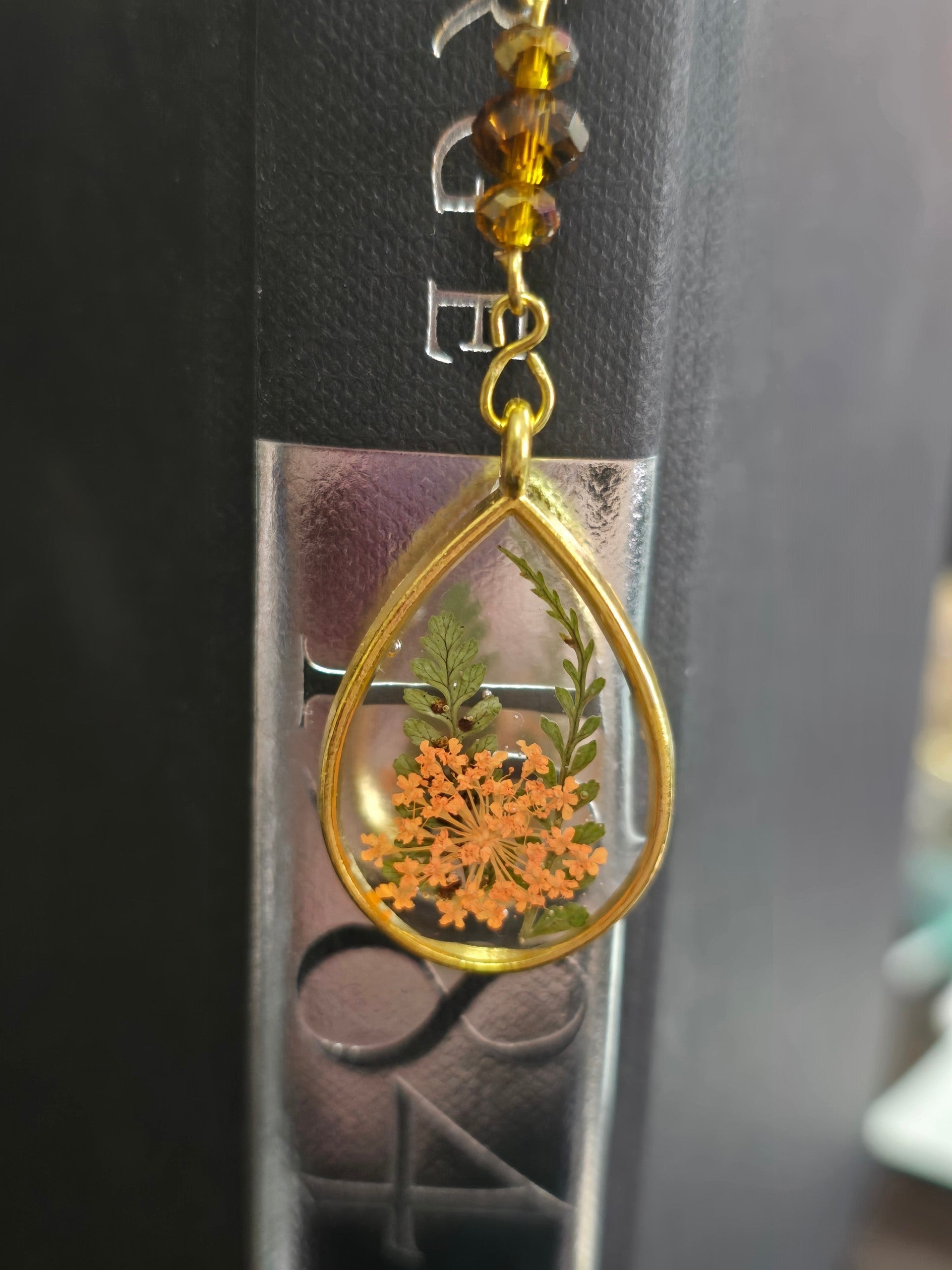 Botanical Book Hook- Burnt Orange