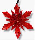 Snowflake Ornament- Red