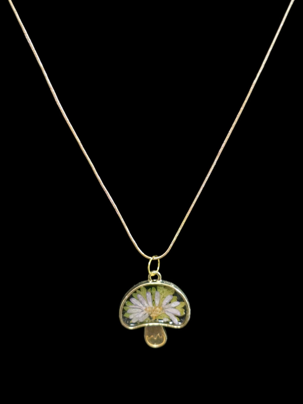 Gold Shroomy Necklace