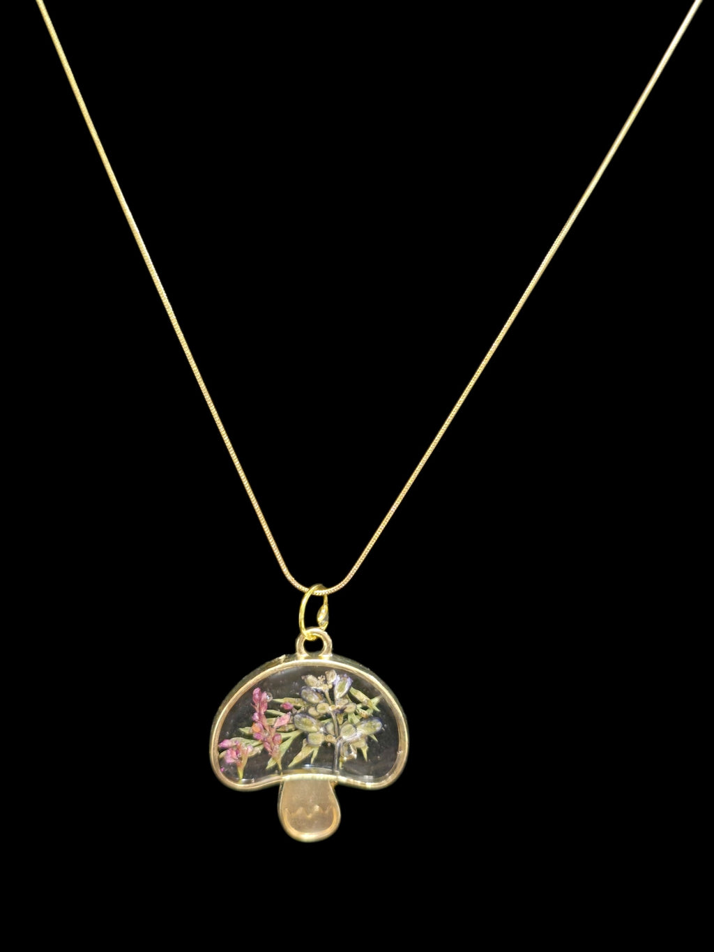 Gold Shroomy Necklace