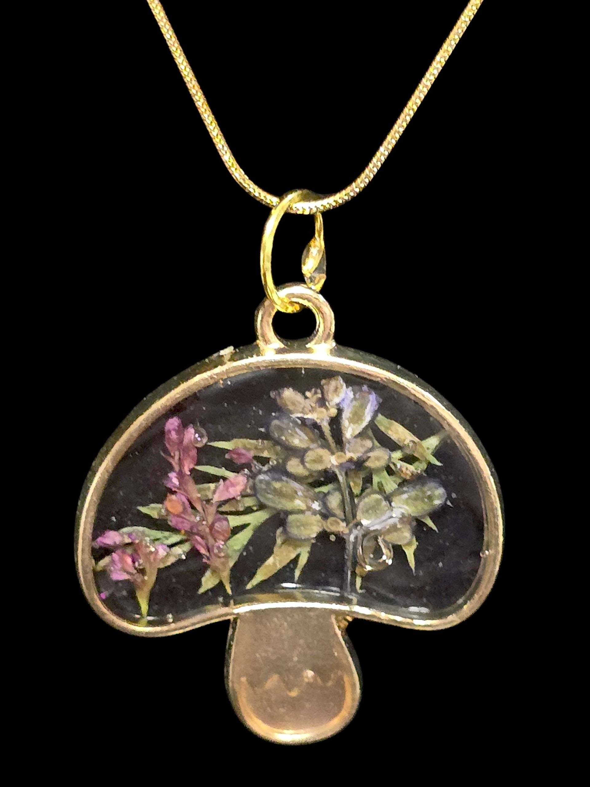 Gold Shroomy Necklace