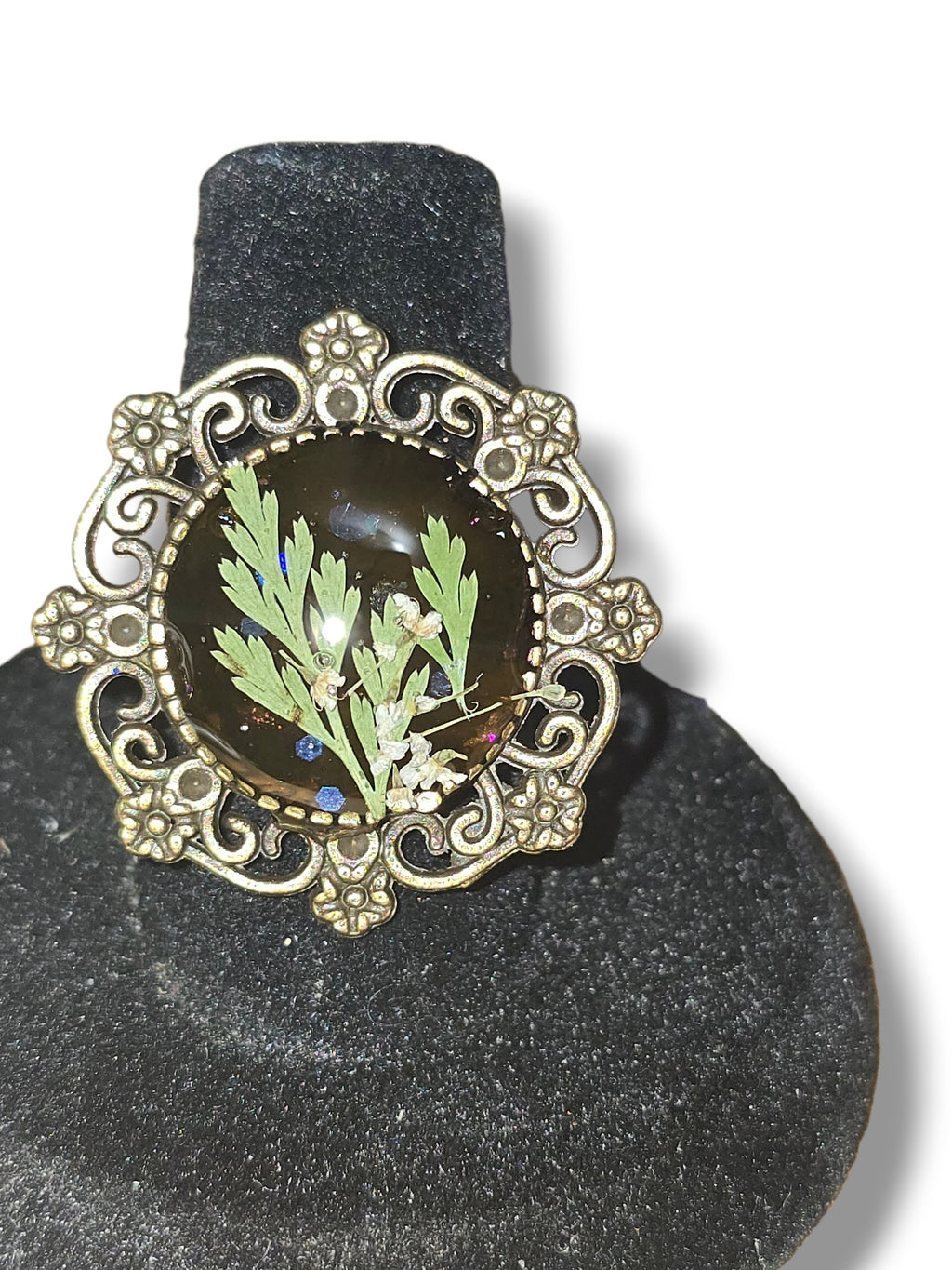 Garden Ring- Bronze & Black