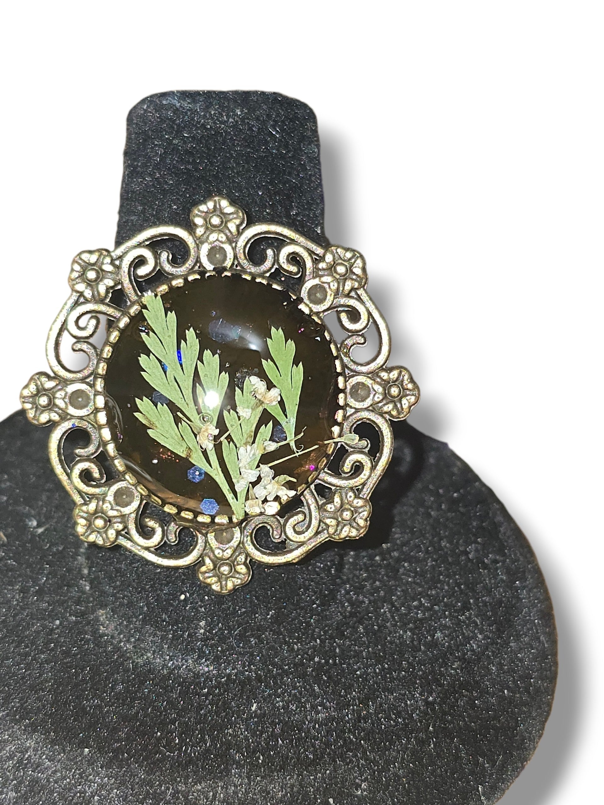 Garden Ring- Bronze & Black