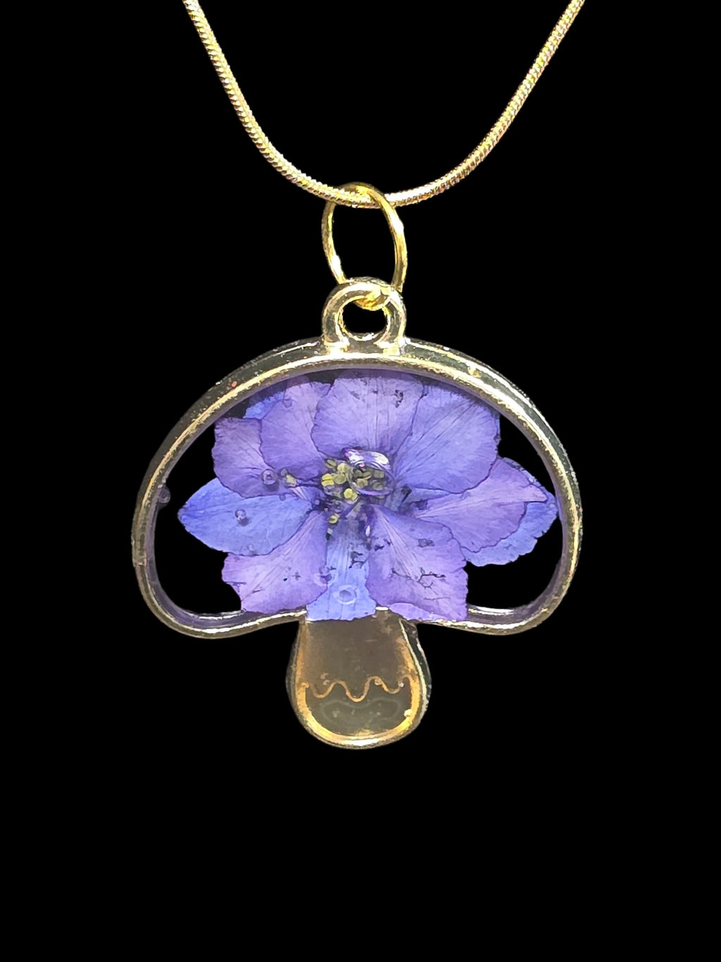 Gold Shroomy Necklace