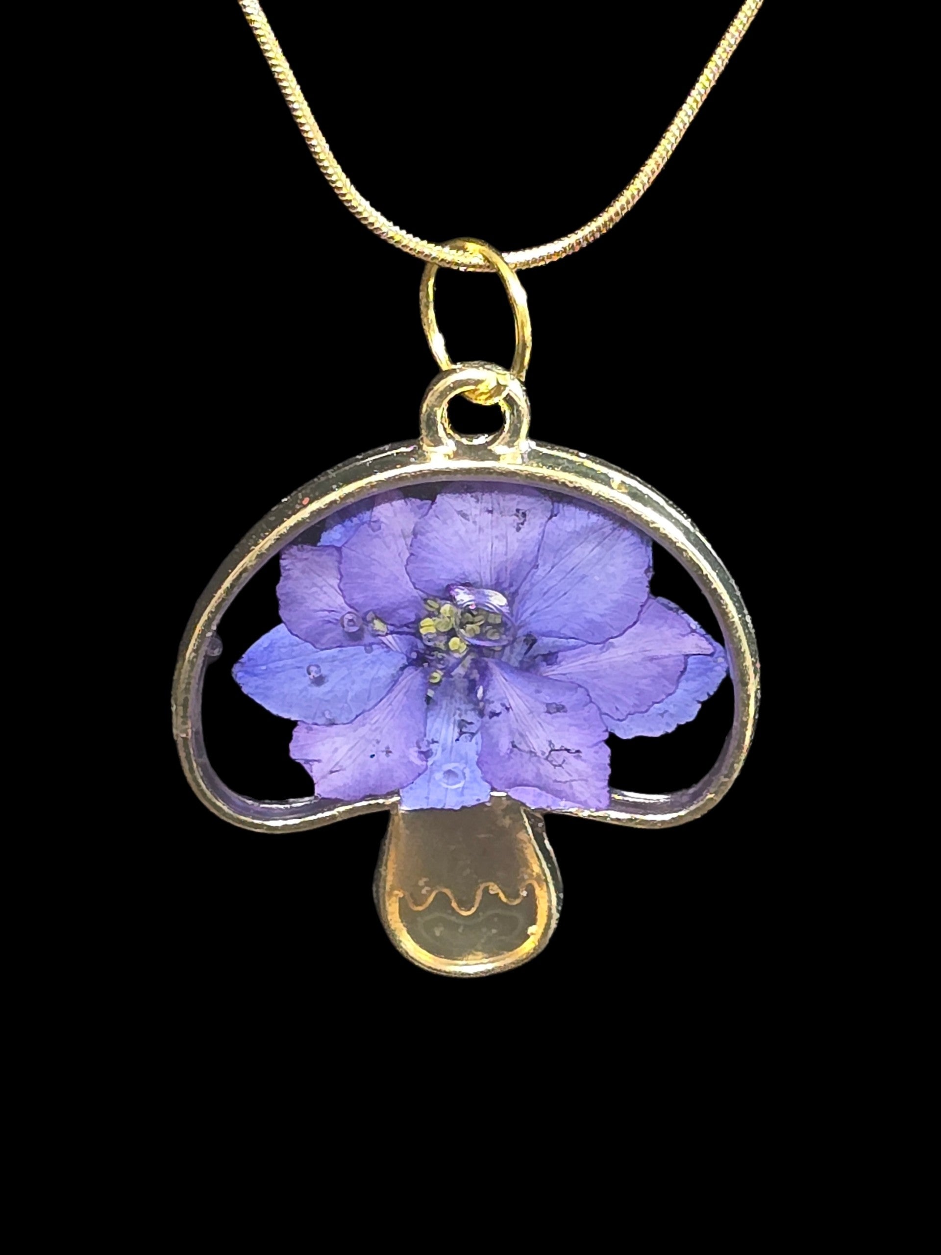 Gold Shroomy Necklace