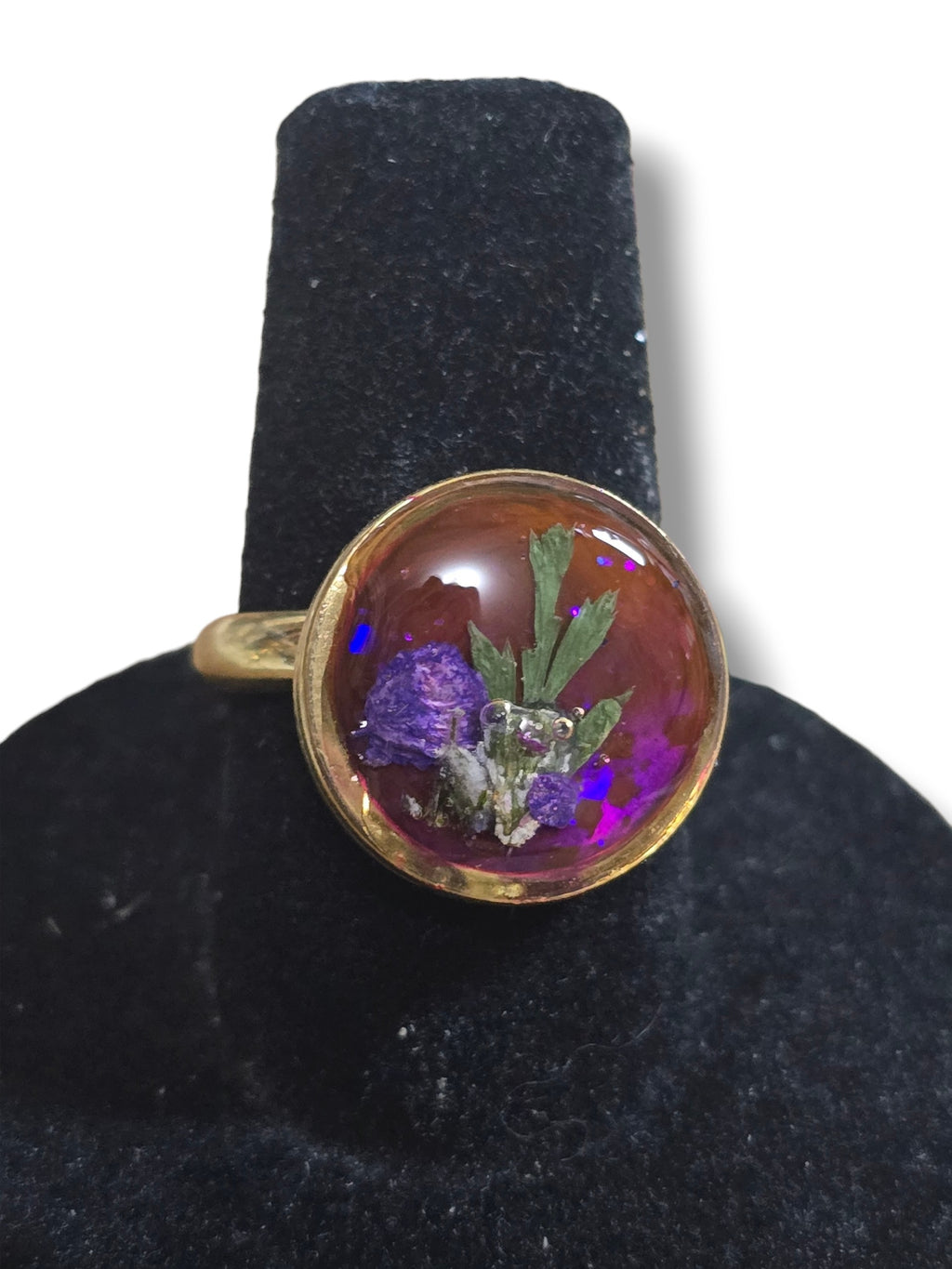 Garden Ring- Gold & Pink