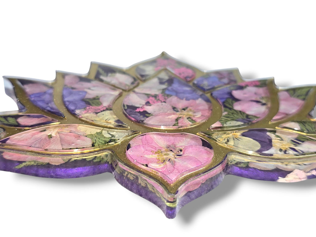 Lavender Lotus Coaster-xl
