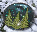 Wooden Treescape Ornament