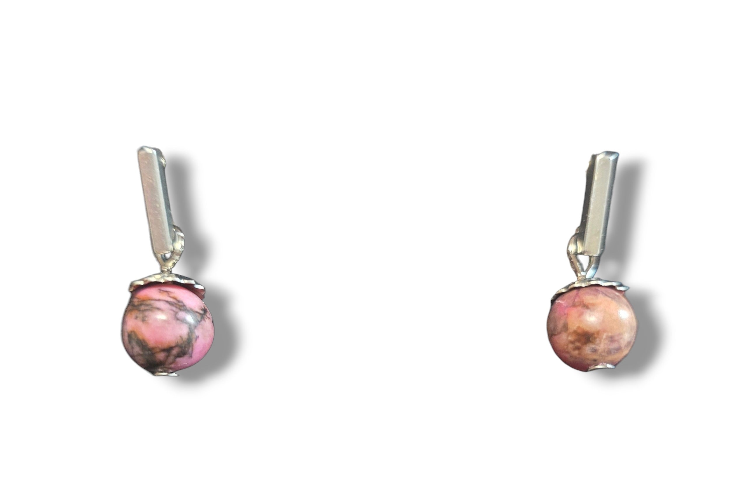 Black Stripe Rhodonite Drops