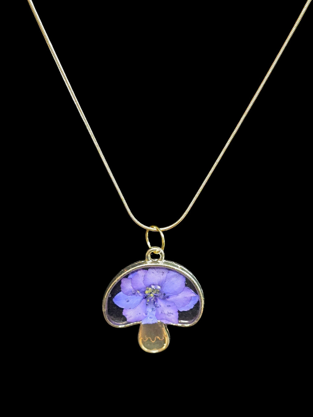 Gold Shroomy Necklace