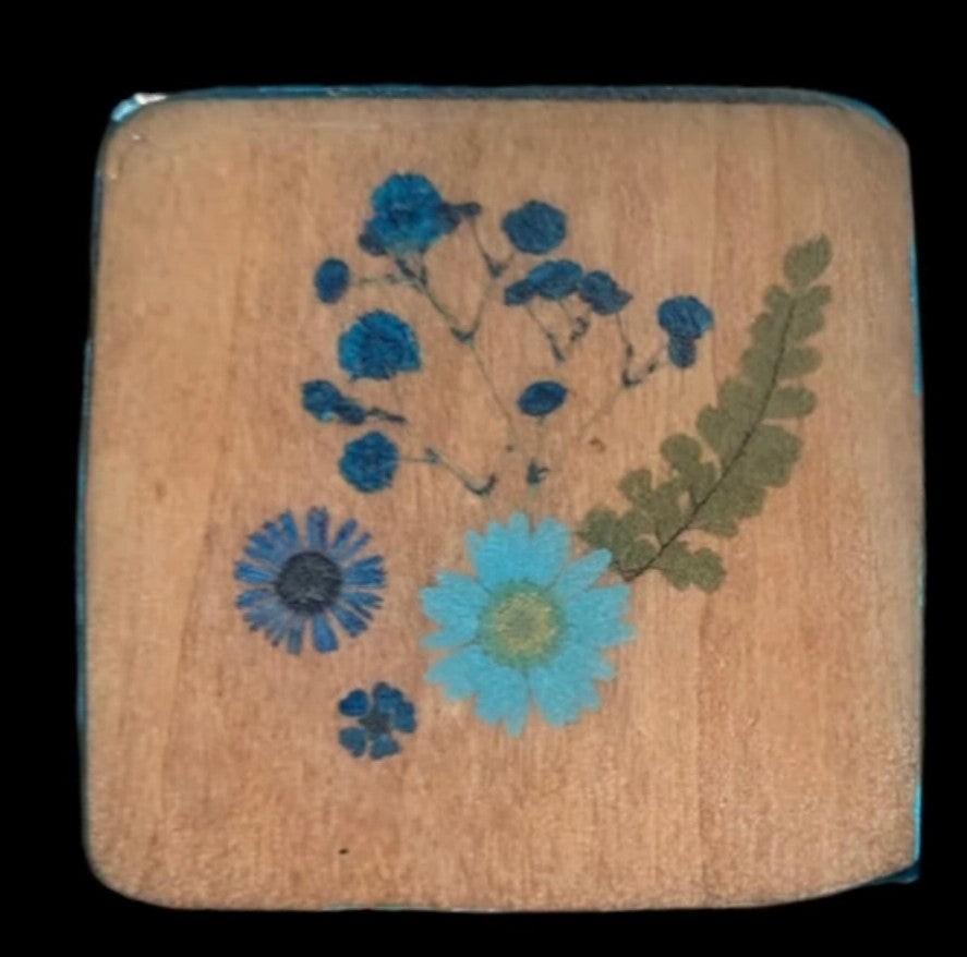 Botanical Coaster Set- 4pc