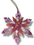 Fire & Ice Snowflake Ornament