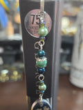 Botanical Book Hook- Teal sparkle