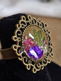Garden Ring-Bronze & Purple