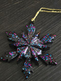 🖤💜💙 Snowflake Ornament