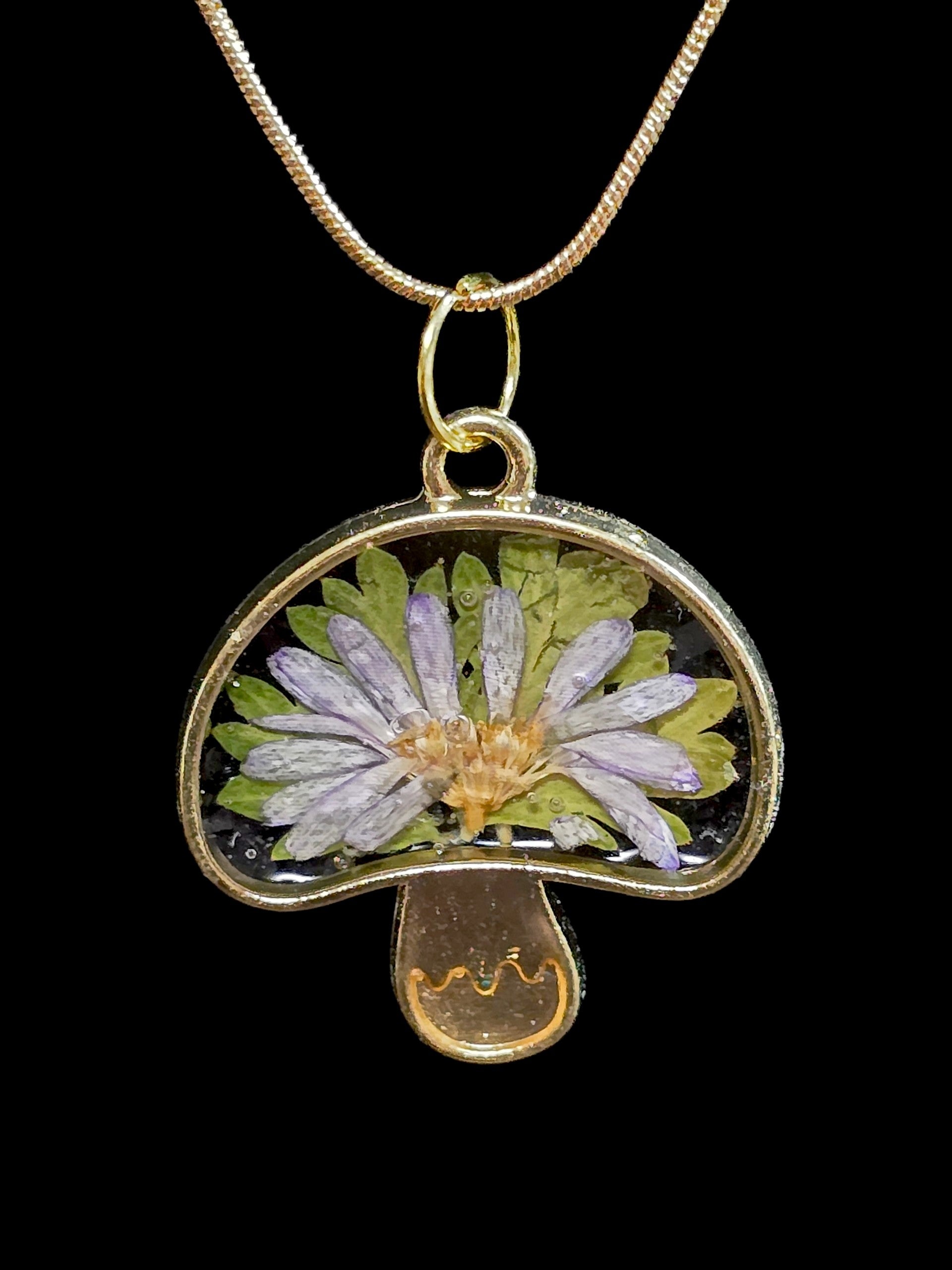 Gold Shroomy Necklace