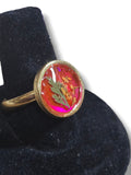 Garden Ring- Gold & Pink