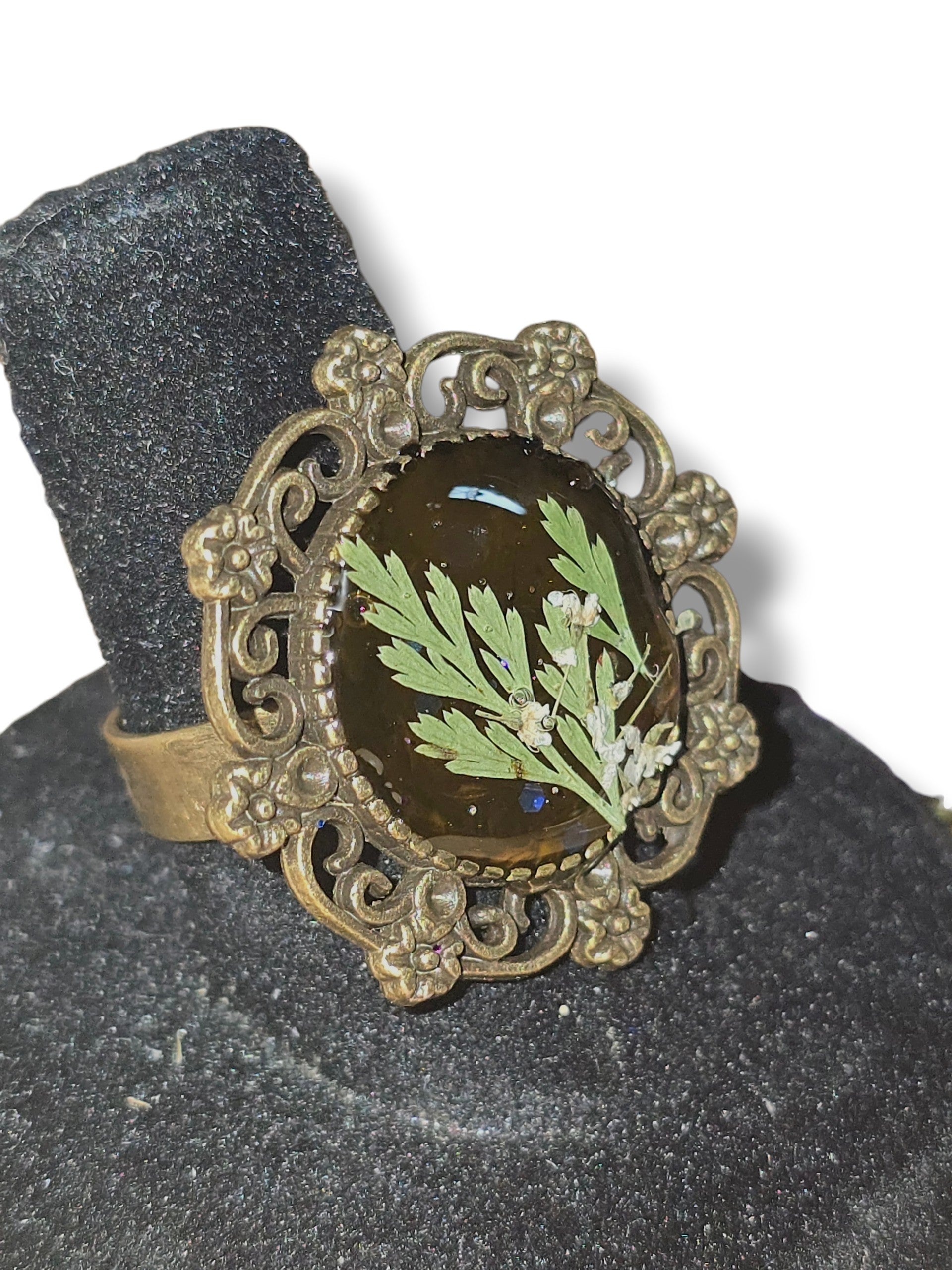 Garden Ring- Bronze & Black