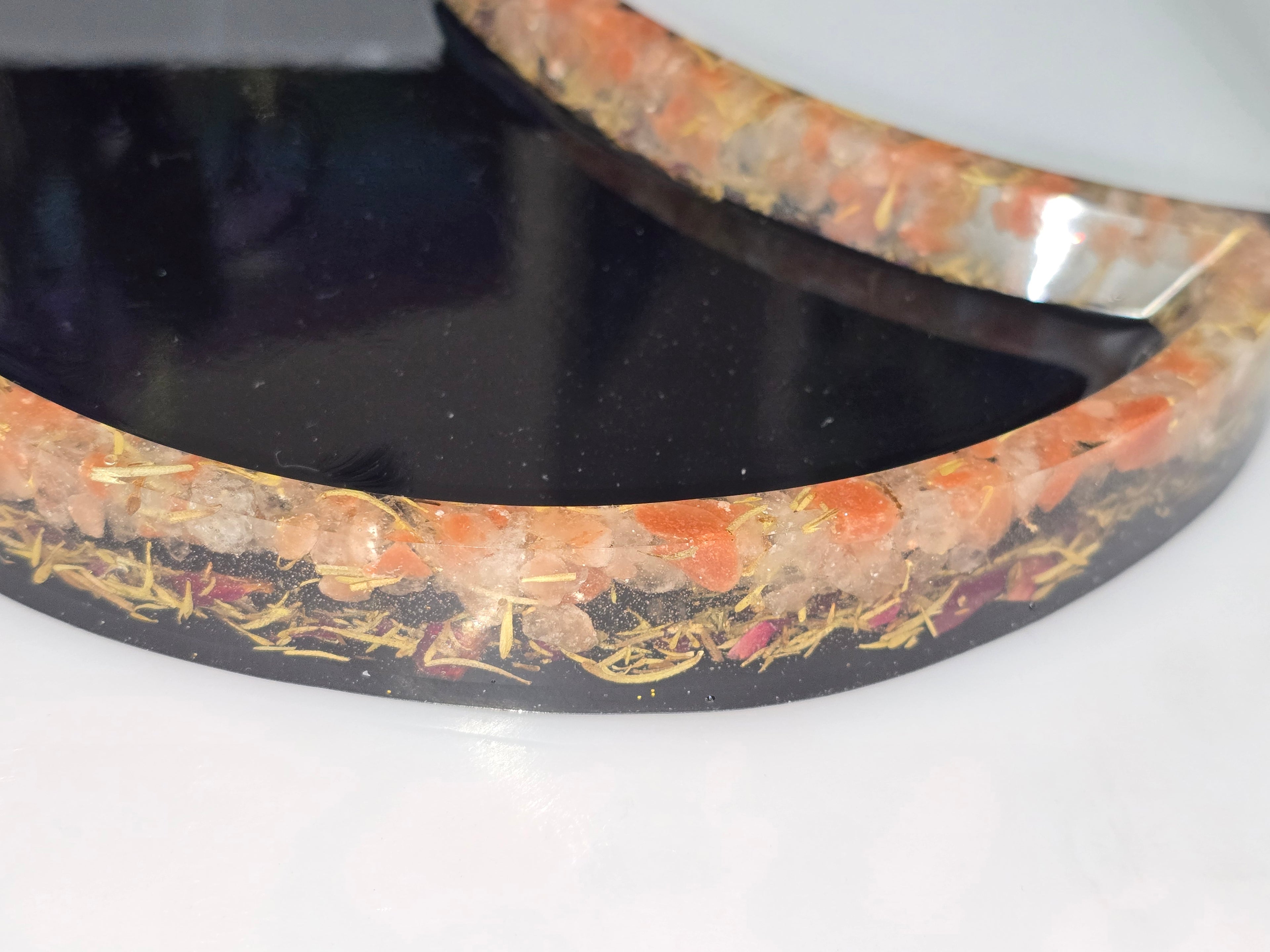 Large Crescent Moon Elemental Trinket Tray-Large