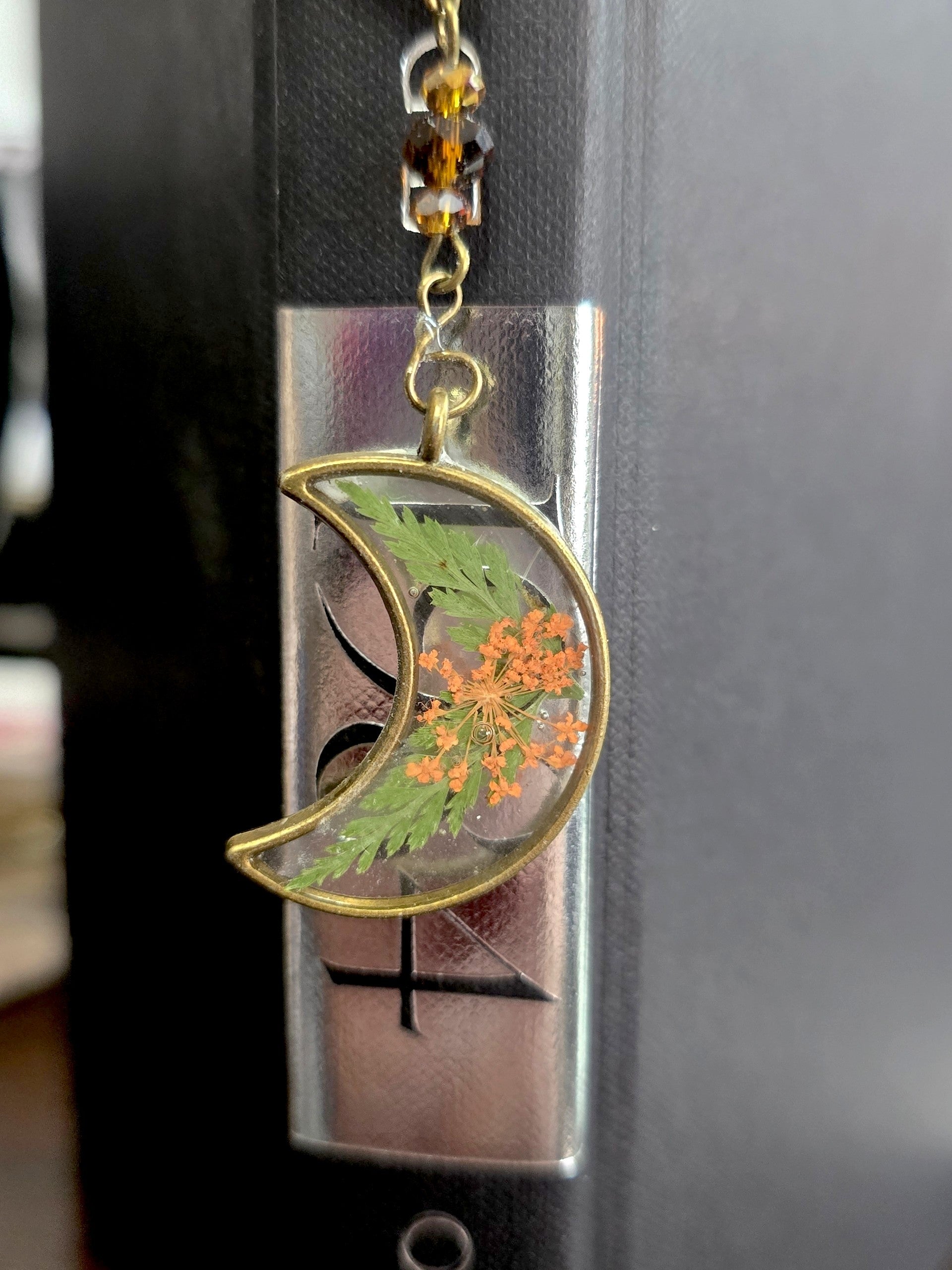 Botanical Book Hook- Harvest Moon