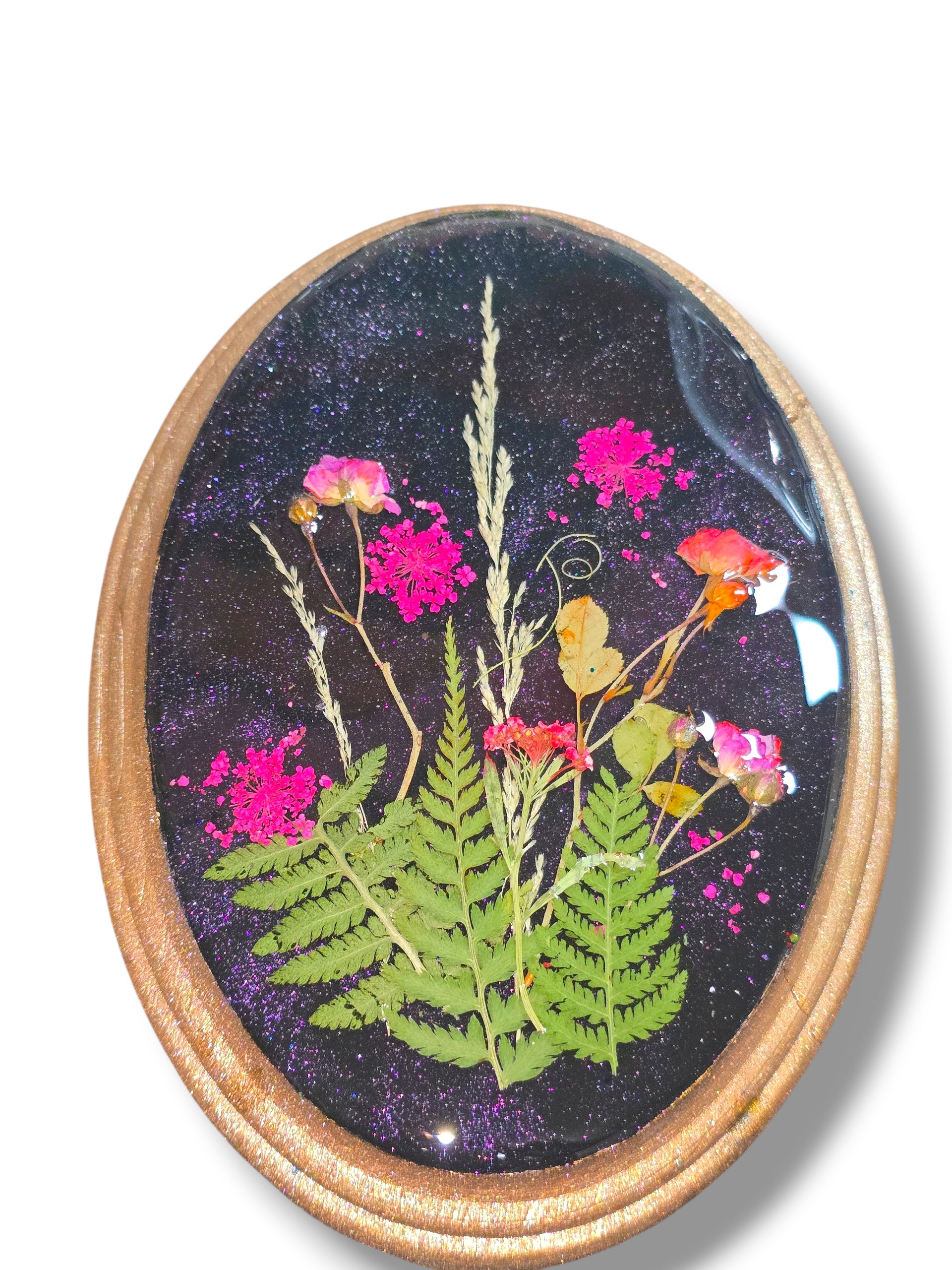 Medium Space Garden Plaque- Red